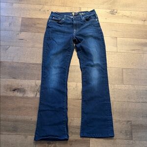 💕 7 For All Mankind Indigo Wide Leg Jeans